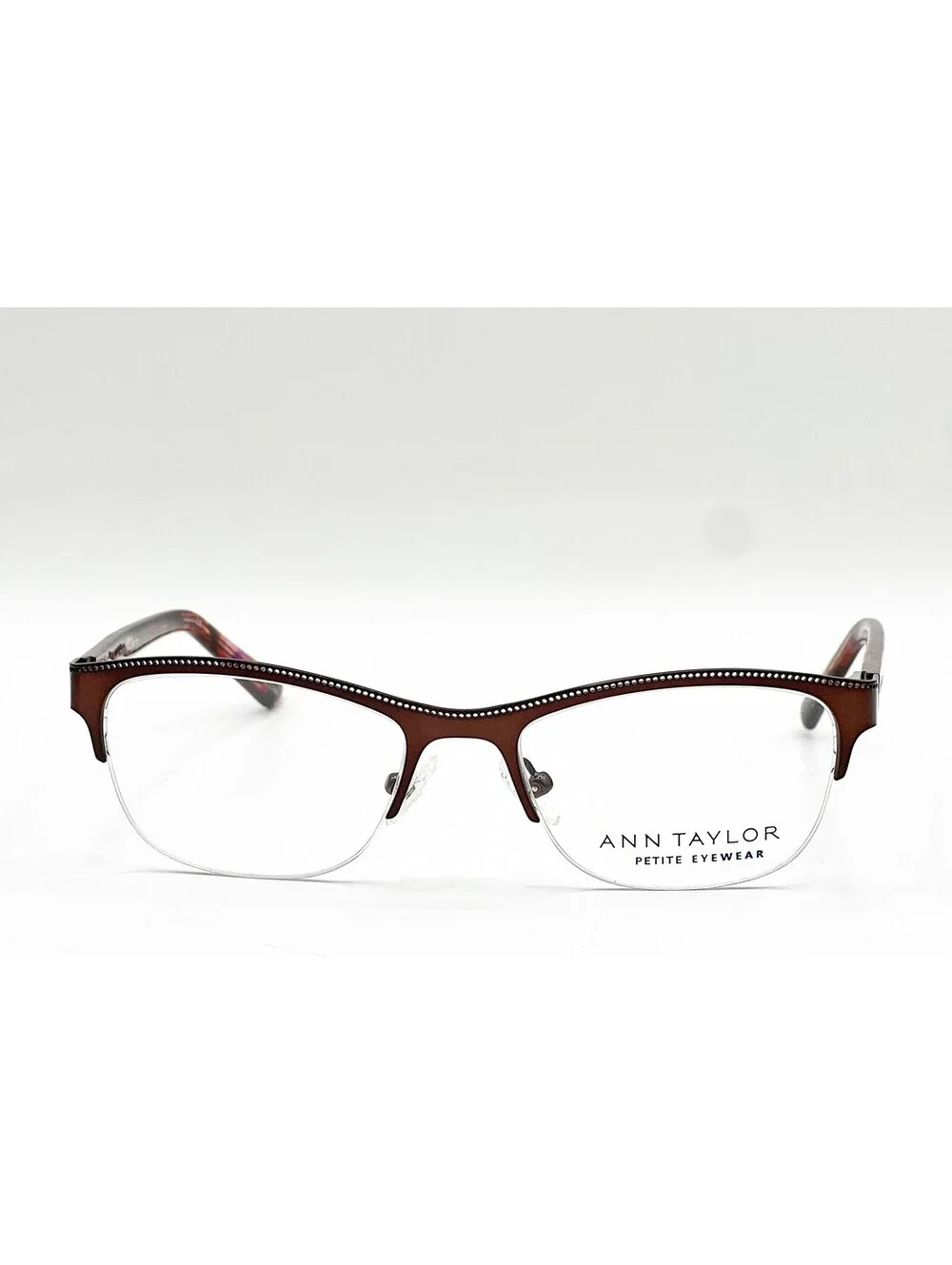 Ann Taylor Atp708 C02 Burgundy Authentic Eyeglasses 49-17-140